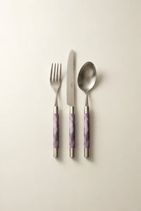 Sorbet Swirl Pink Resin Cutlery