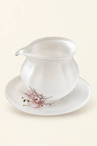 Cloud Pour Frosted Glass Tea Pitcher
