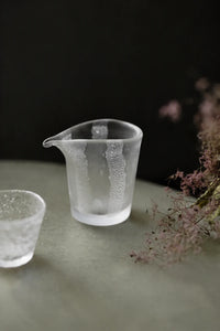 Cloud Pour Frosted Glass Tea Pitcher