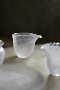 Cloud Pour Frosted Glass Tea Pitcher