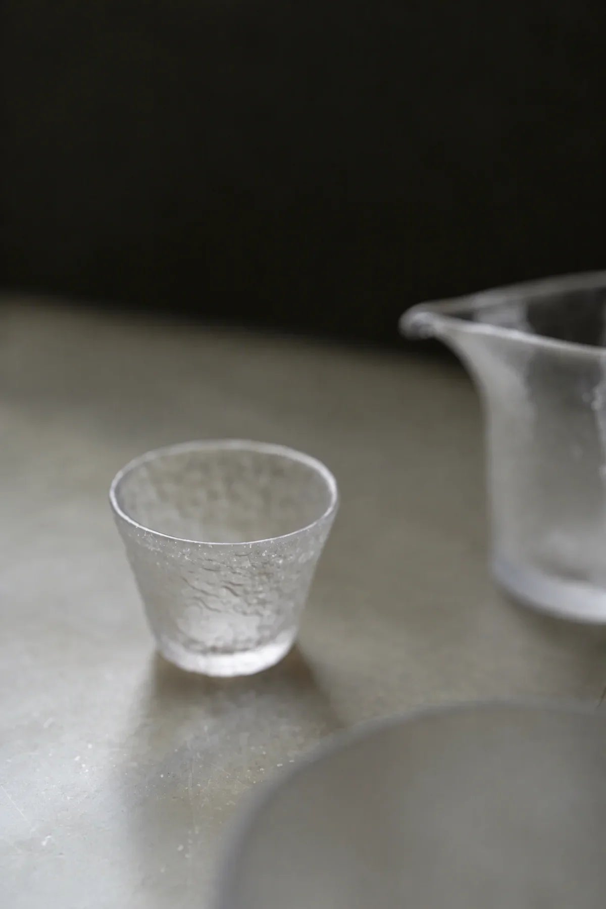 Cloud Pour Frosted Glass Tea Pitcher
