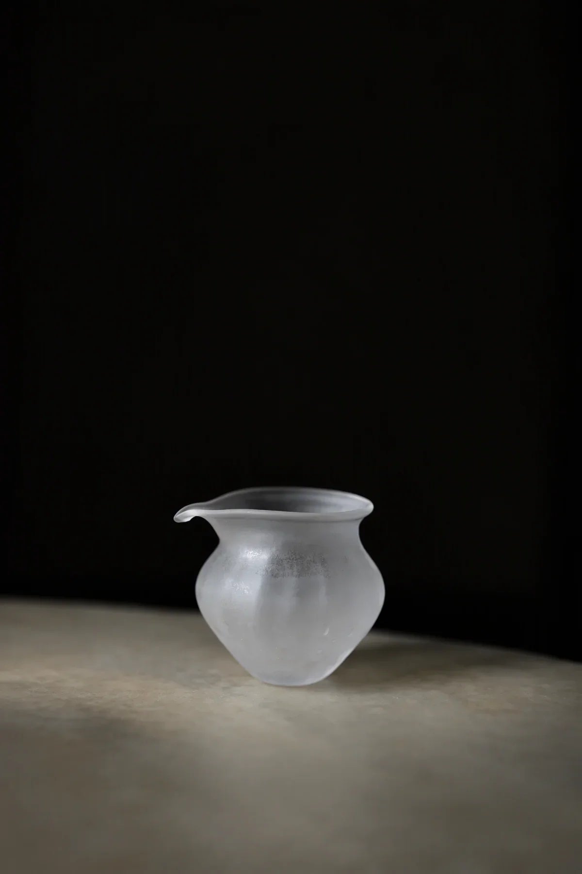 Cloud Pour Frosted Glass Tea Pitcher