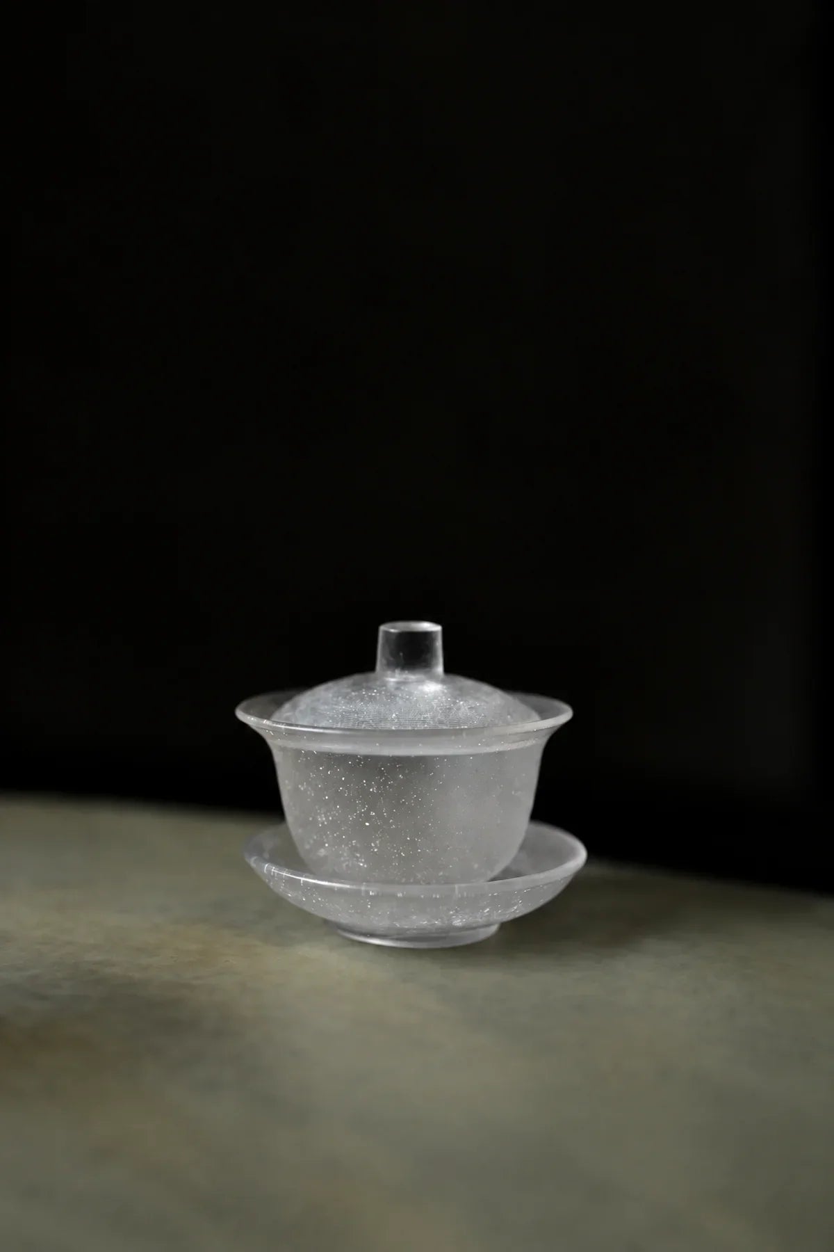 Cloud Pour Frosted Glass Tea Pitcher