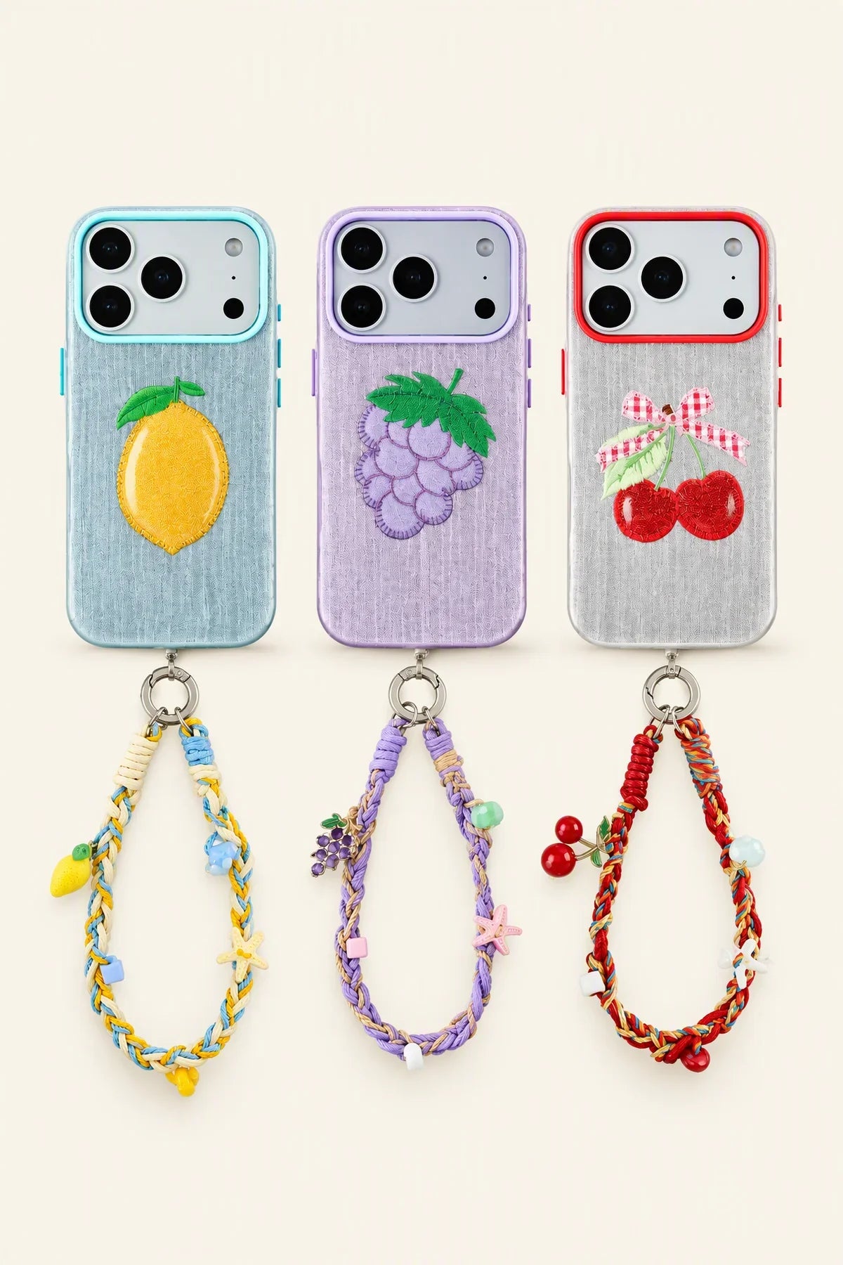 Picnic Patch Pastel Shimmering Fabric Phone Case