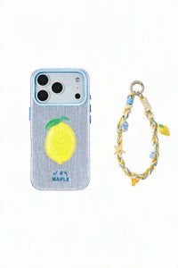 Picnic Patch Pastel Shimmering Fabric Phone Case