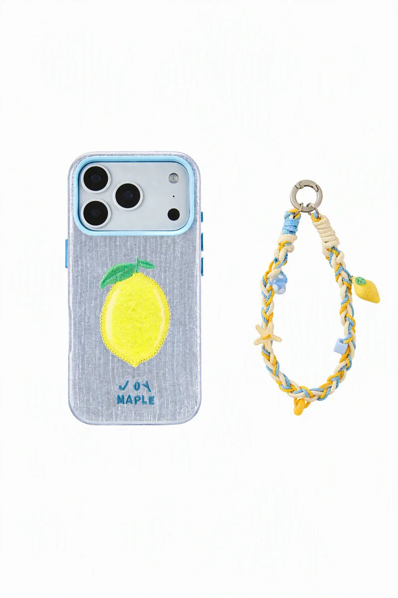 Picnic Patch Pastel Shimmering Fabric Phone Case