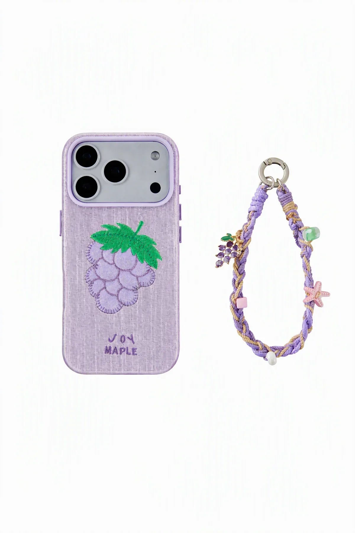 Picnic Patch Pastel Shimmering Fabric Phone Case