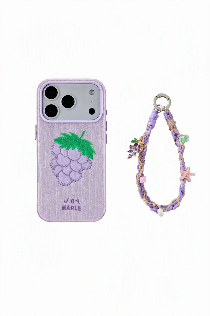 Picnic Patch Pastel Shimmering Fabric Phone Case