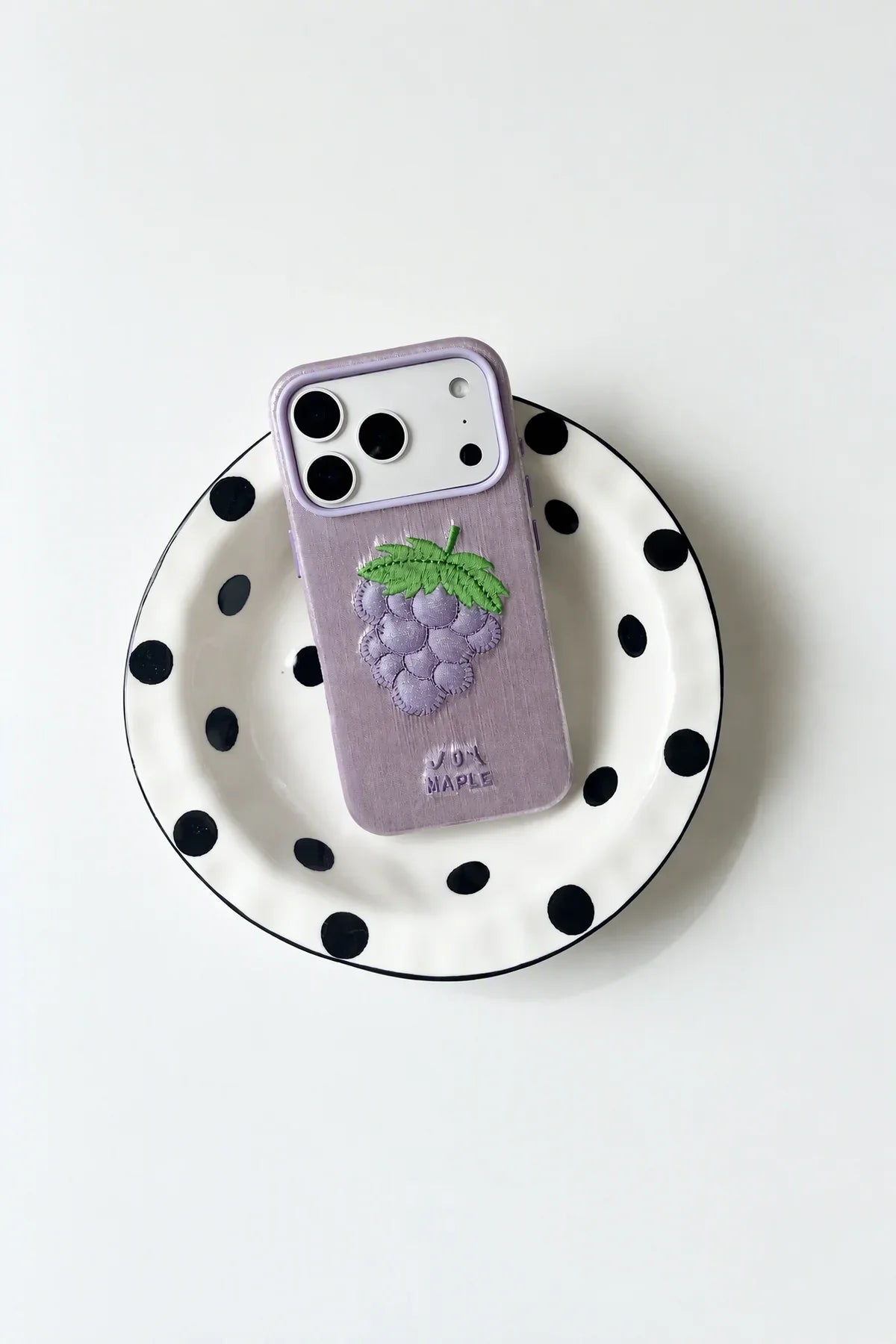 Picnic Patch Pastel Shimmering Fabric Phone Case