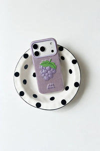 Picnic Patch Pastel Shimmering Fabric Phone Case