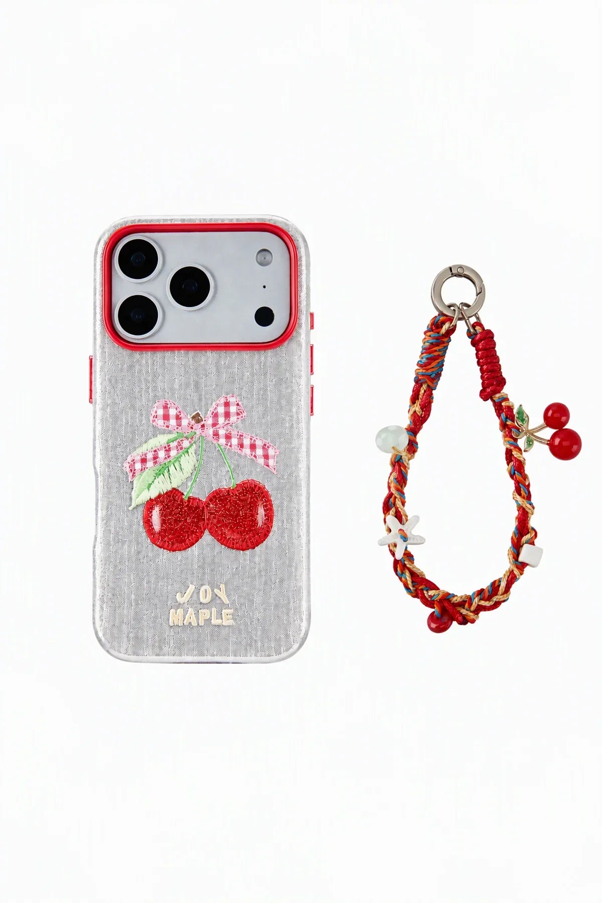 Picnic Patch Pastel Shimmering Fabric Phone Case