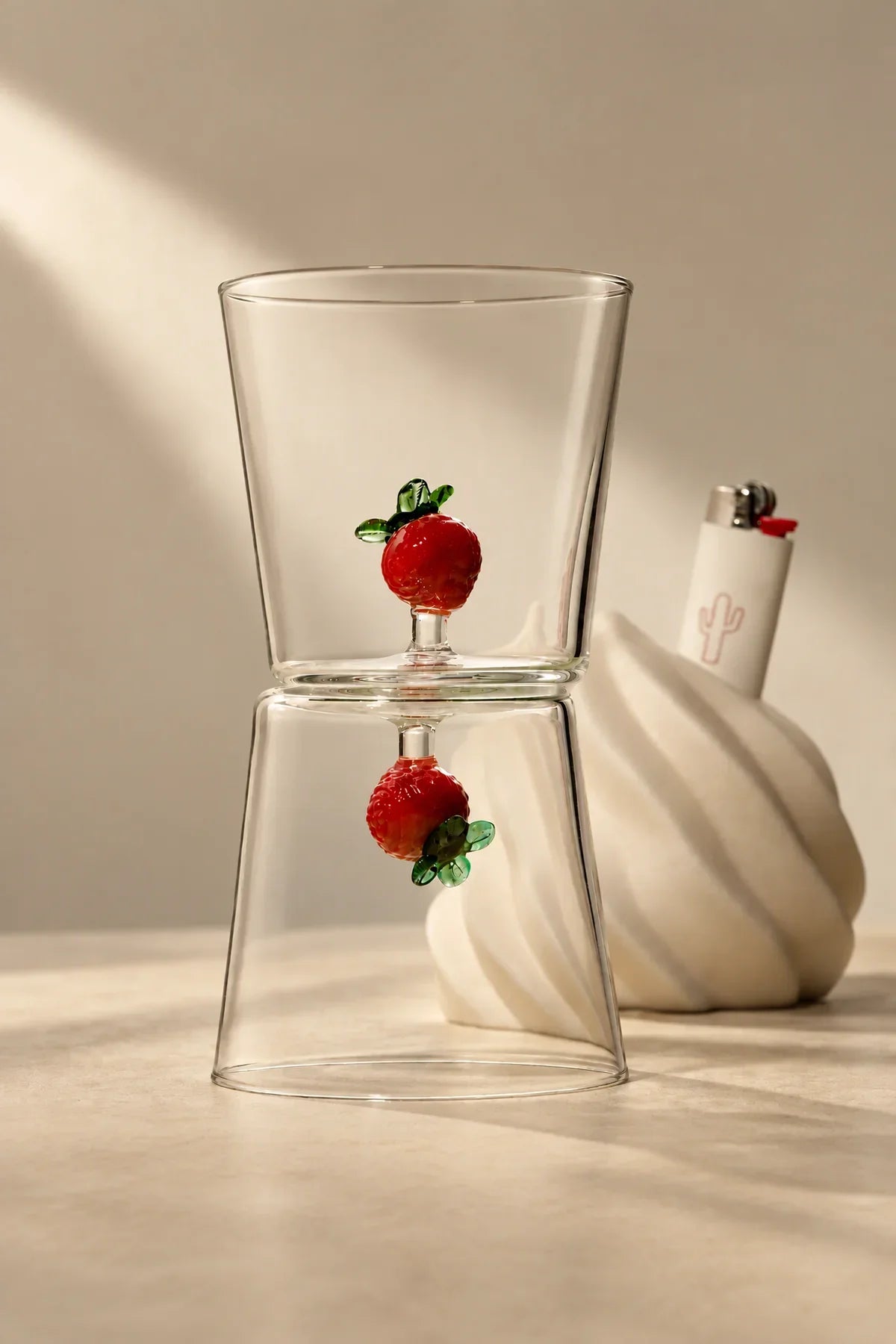 Orchard Harvest Clear Glass Tumbler