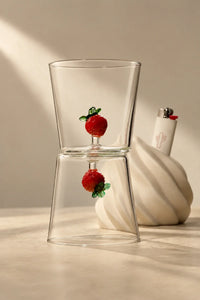 Orchard Harvest Clear Glass Tumbler