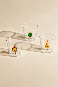 Orchard Harvest Clear Glass Tumbler