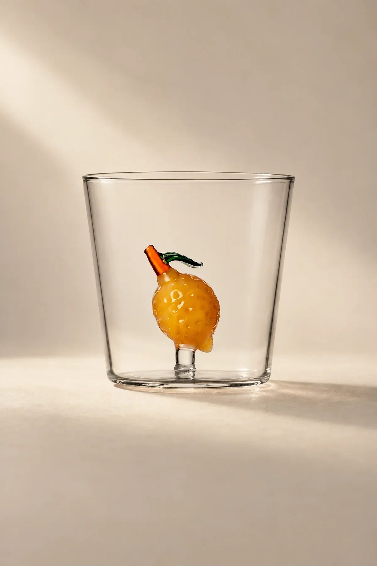 Orchard Harvest Clear Glass Tumbler