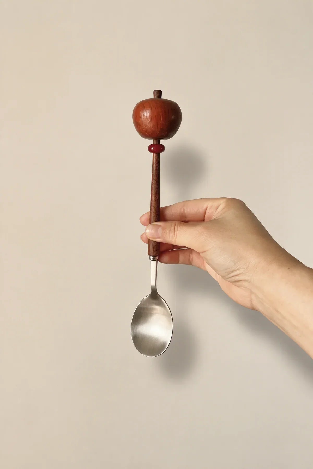 Sweet Orchard Wood & Stainless Steel Dessert Cutlery