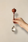 Sweet Orchard Wood & Stainless Steel Dessert Cutlery