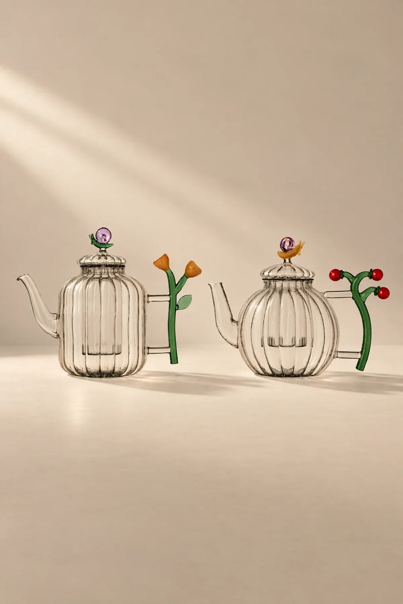 Hidden Menagerie Clear Glass Drinkware Collection