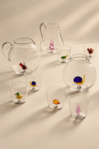 Curiosity Cabinet Clear Borosilicate Glass Drinkware