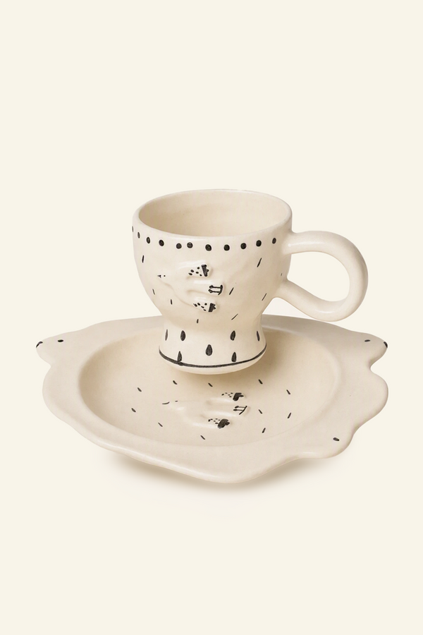 Bird & Raindrop Ceramic Mug
