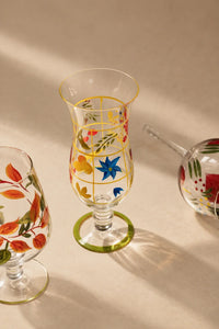 Sun Grid Clear Glass-Look Flower Vase