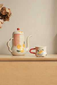 Orchard Morning Cream Ceramic Mug