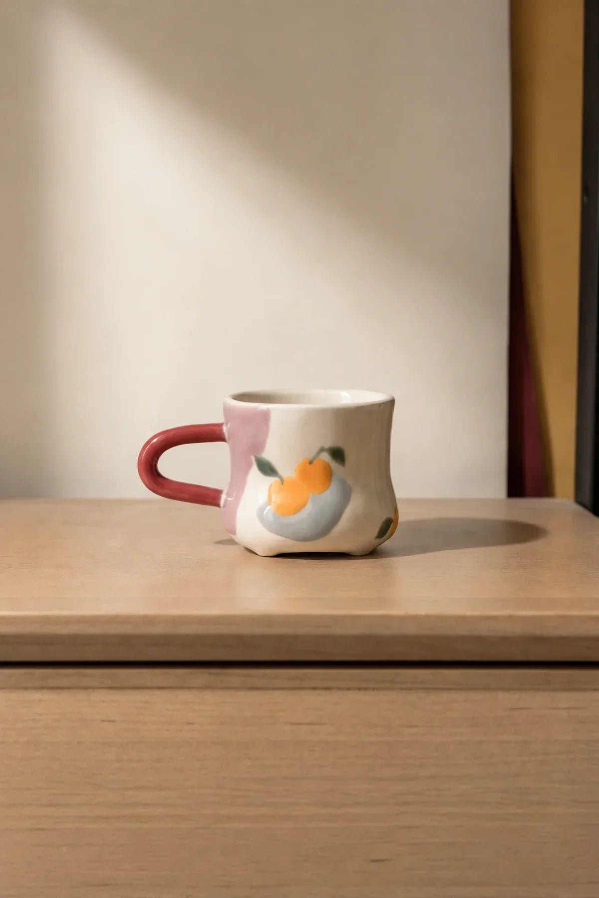 Orchard Morning Cream Ceramic Mug