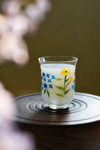 Meadow Hour Clear Glass Tumbler