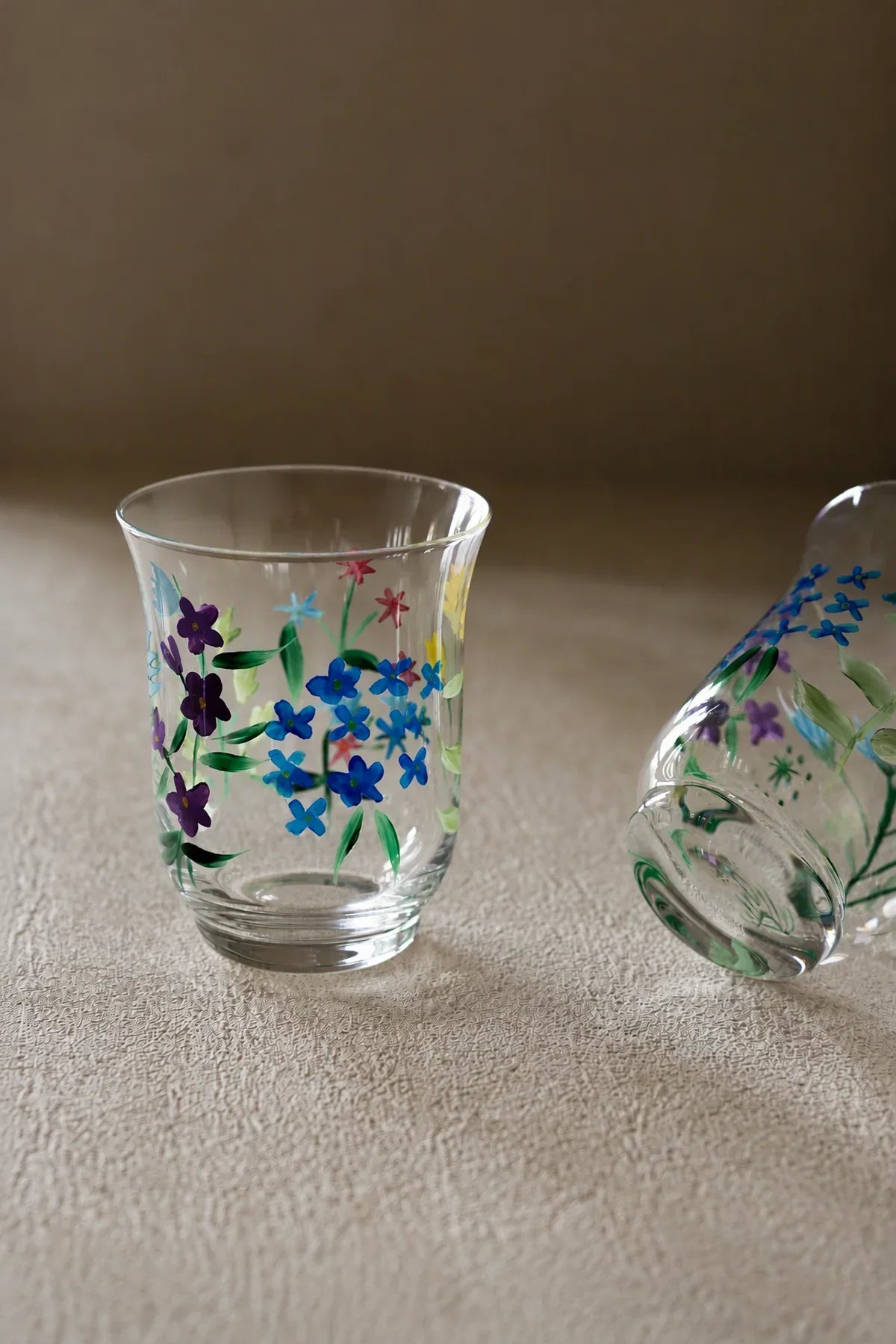 Meadow Hour Clear Glass Tumbler