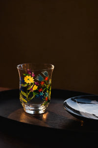 Meadow Hour Clear Glass Tumbler