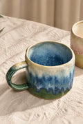 Misty Range Blue-Green Ceramic Mug