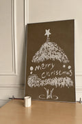 Written Wishes Pine by Candlelight Canvas Wall Art
