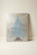 Written Wishes Silver Fir Starburst Canvas Wall Art
