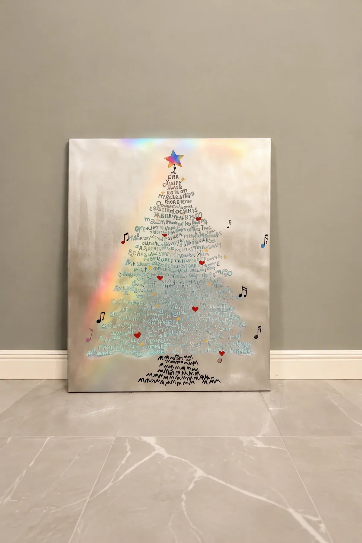 Written Wishes Rainbow Cedar Shadows Canvas Wall Art