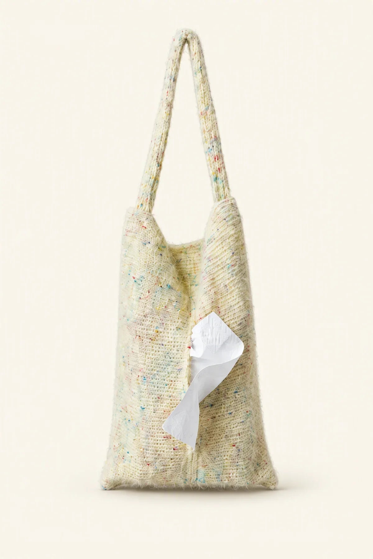 Soft Serve Speckled Knit Tissue Pouch