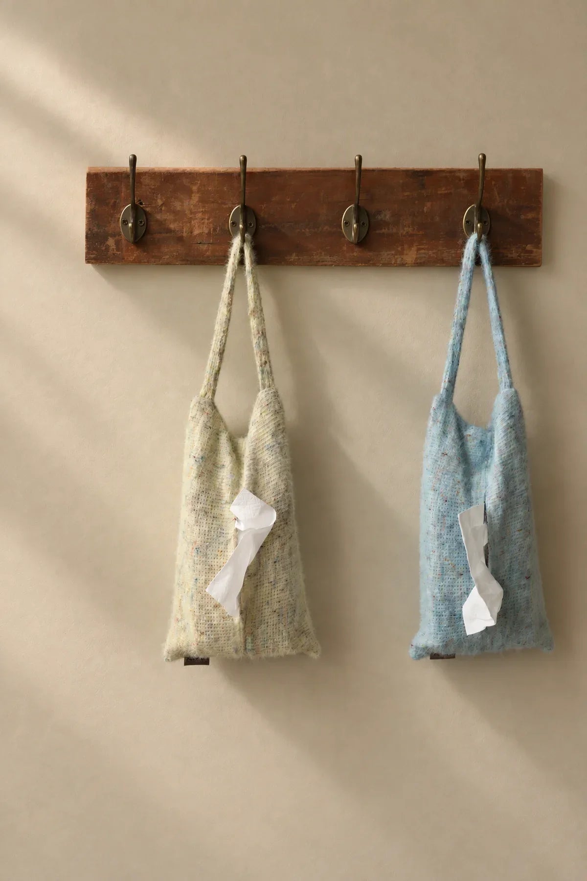 Soft Serve Speckled Knit Tissue Pouch