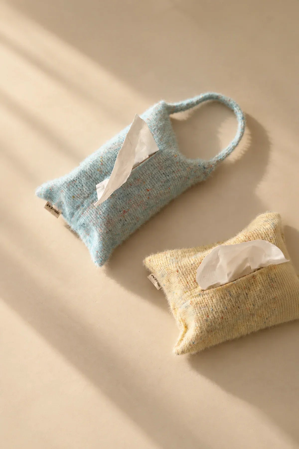 Soft Serve Speckled Knit Tissue Pouch