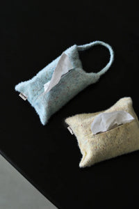 Soft Serve Speckled Knit Tissue Pouch