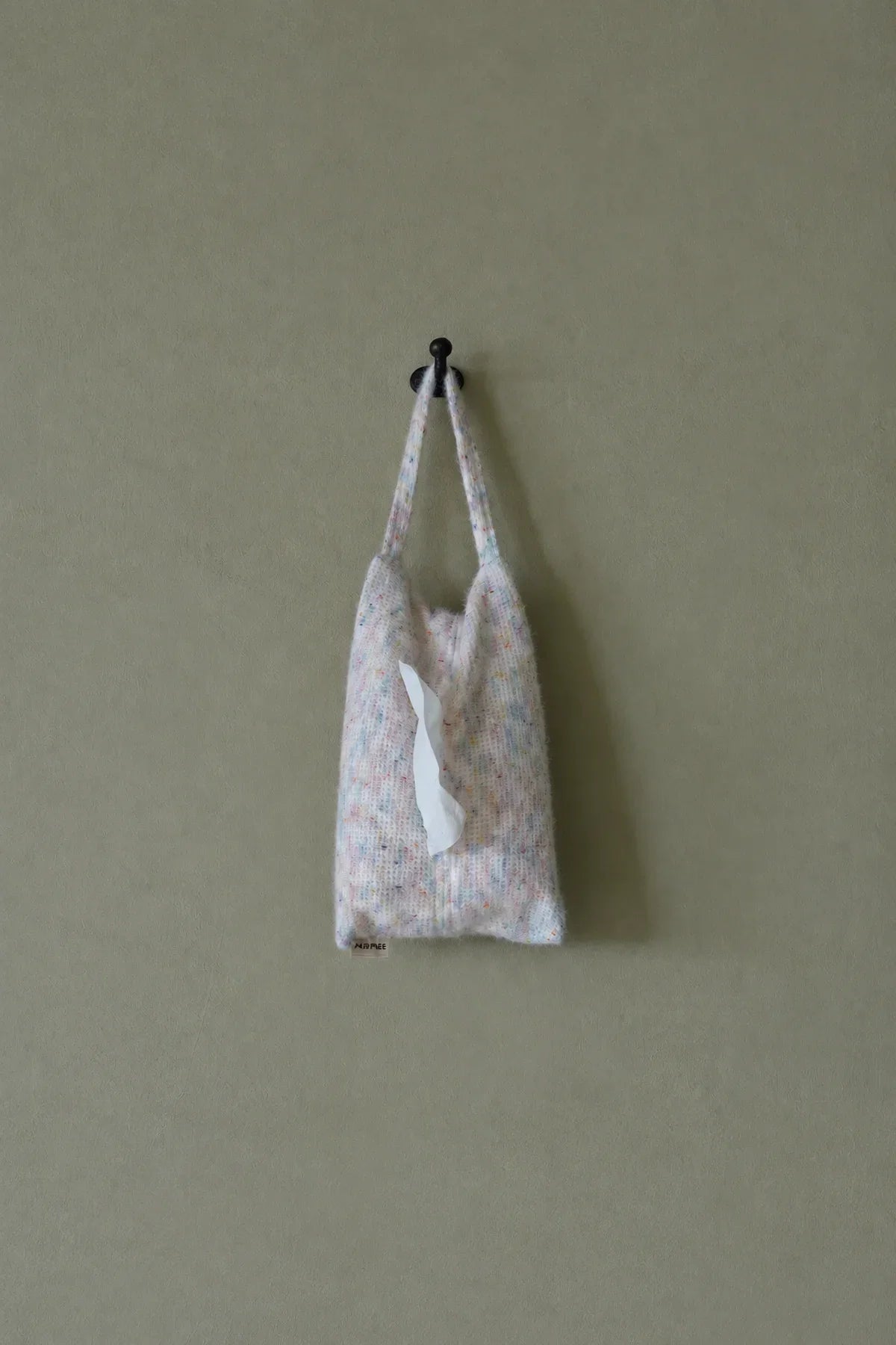 Soft Serve Speckled Knit Tissue Pouch