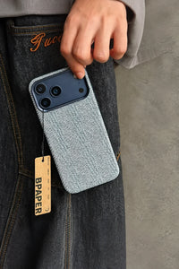 Tailored Suit Herringbone Fabric-Look Phone Case