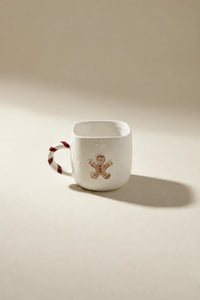 Candy Cane Lane Ivory Ceramic Mug