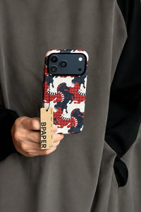 Wild Gallop Multi-Tone Fabric-Look Phone Case