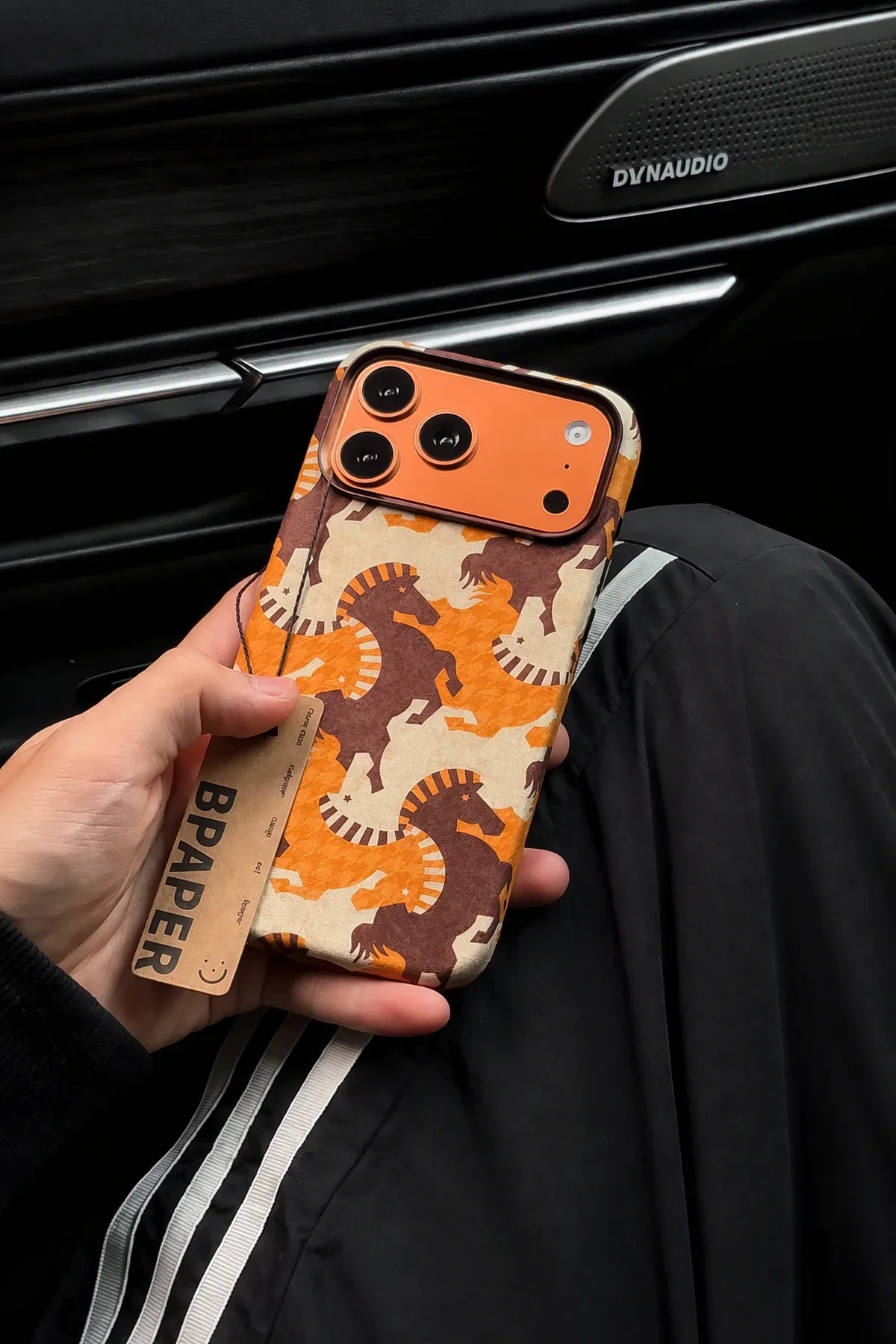 Wild Gallop Multi-Tone Fabric-Look Phone Case