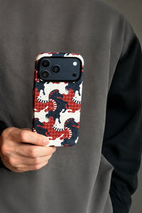 Wild Gallop Multi-Tone Fabric-Look Phone Case