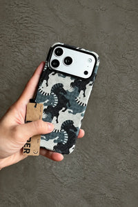 Wild Gallop Multi-Tone Fabric-Look Phone Case