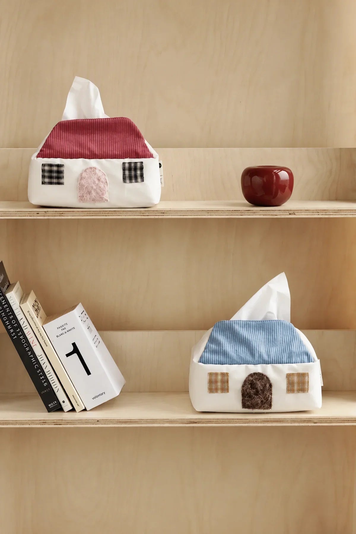 Smoke Signal Cream Canvas Tissue Box Cover
