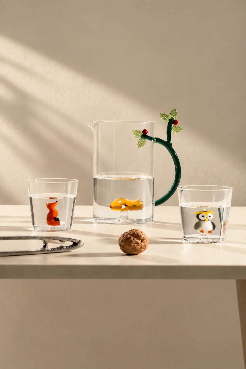 Storybook Forest Clear Glass Drinkware Set