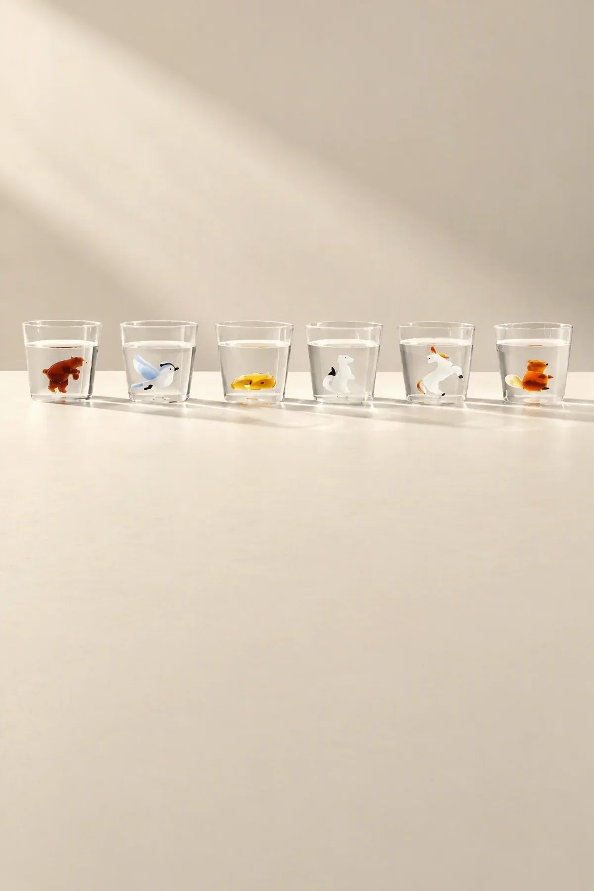 Storybook Forest Clear Glass Drinkware Set