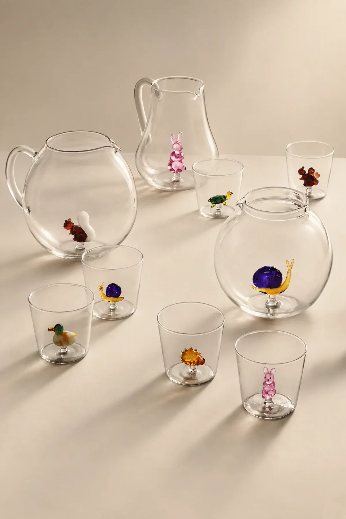 Secret Garden Clear Glass Tumbler