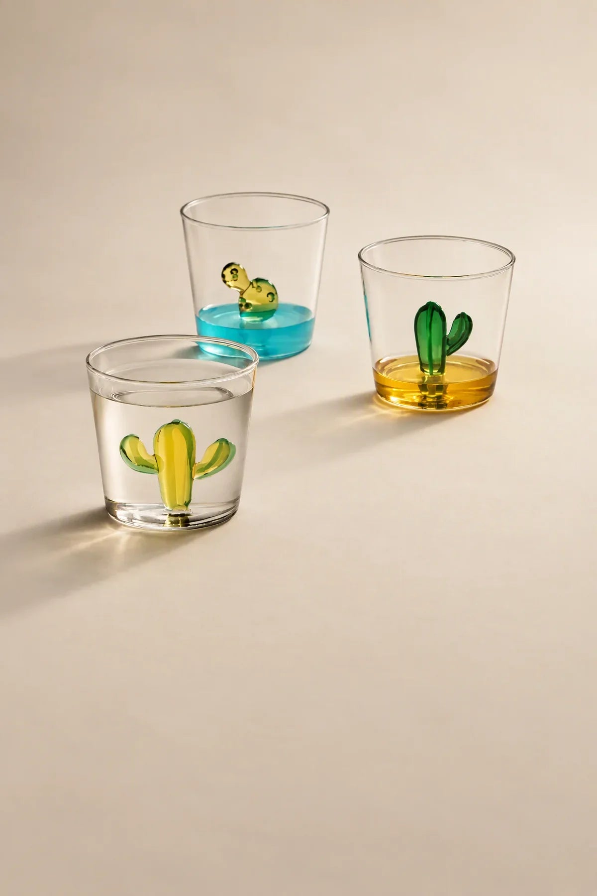 Secret Garden Clear Glass Tumbler